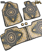 Grey Persian Luxury Car Mats — Statement Edition (Design 4)