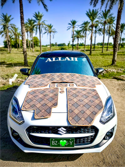 Ash Aura – Premium Kashmiri Rug Car Mats