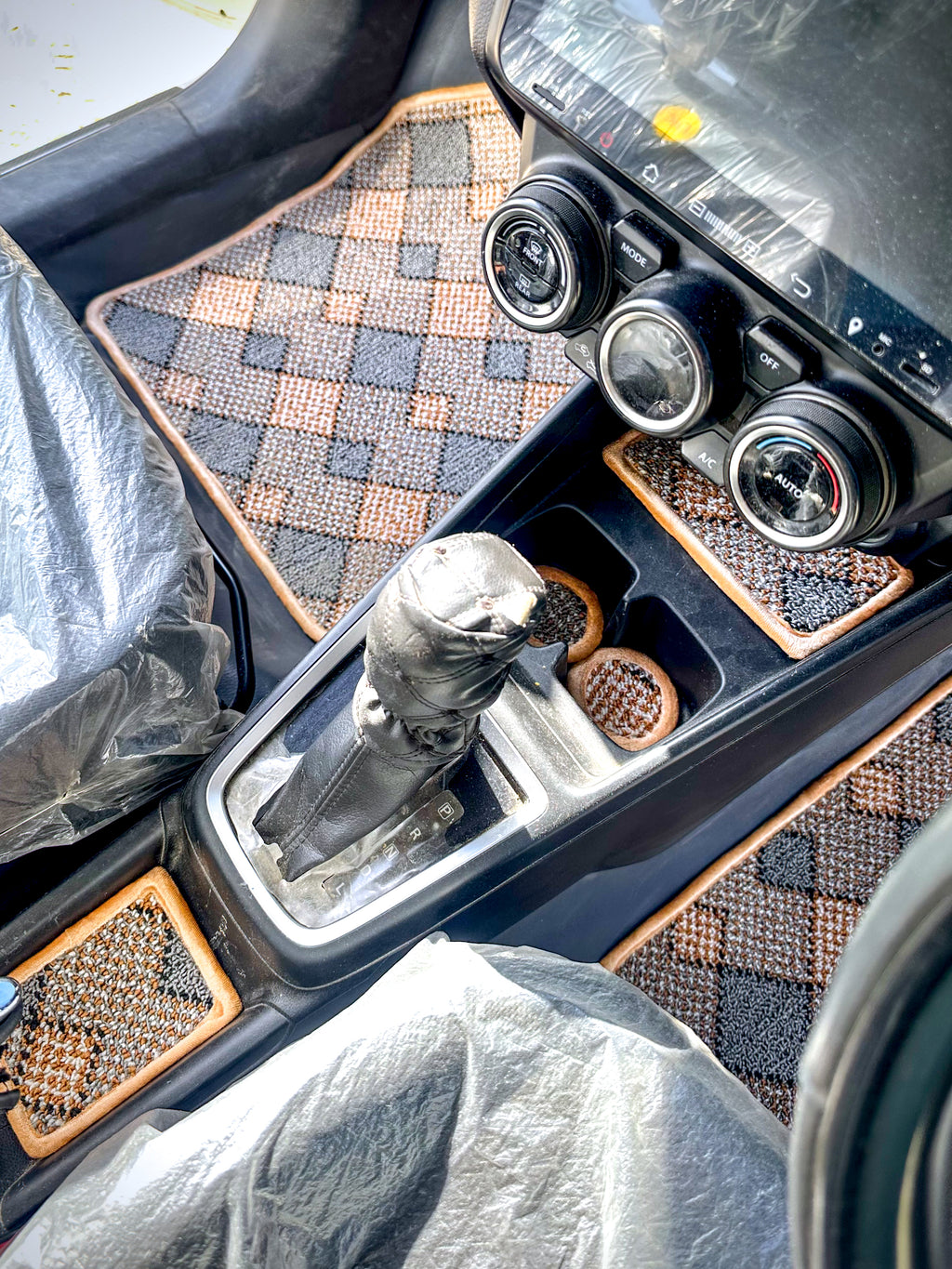 Ash Aura – Premium Kashmiri Rug Car Mats