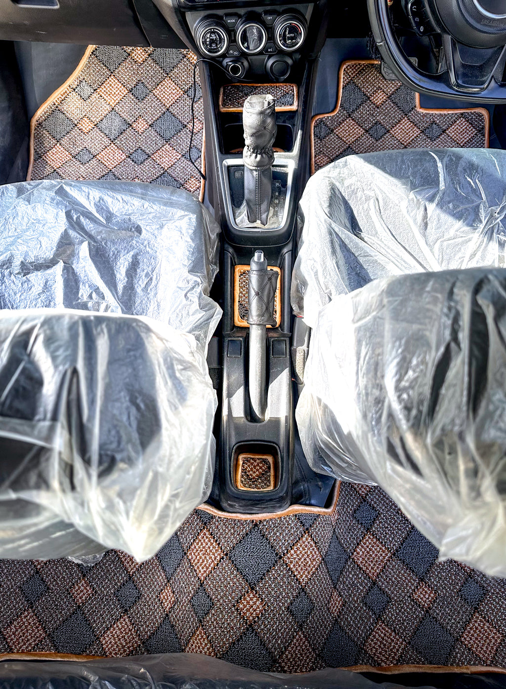 Ash Aura – Premium Kashmiri Rug Car Mats