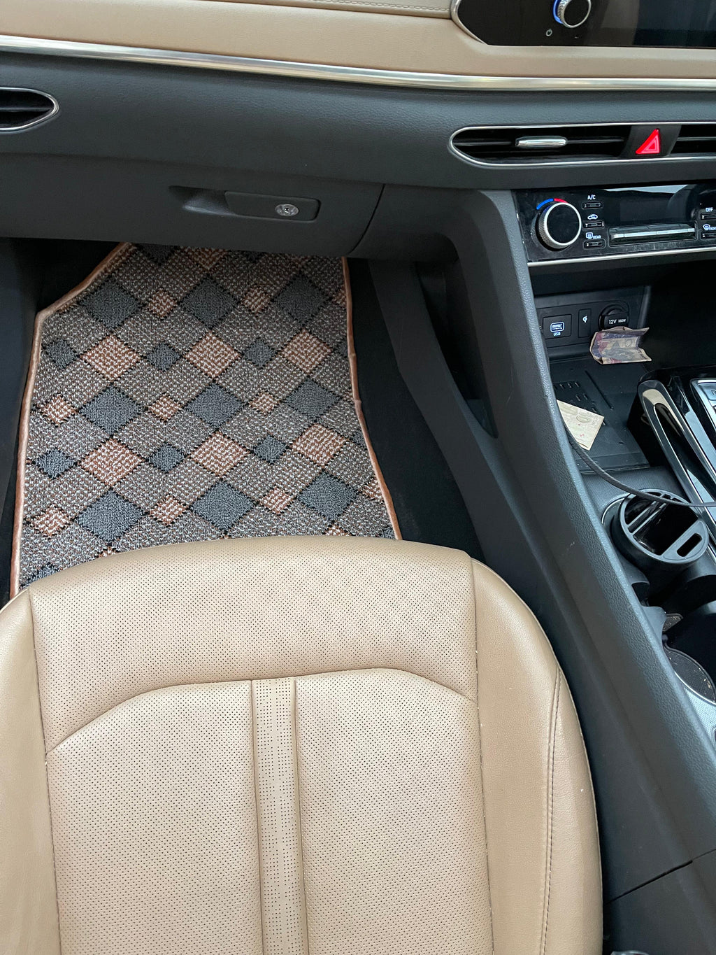 Ash Aura – Premium Kashmiri Rug Car Mats
