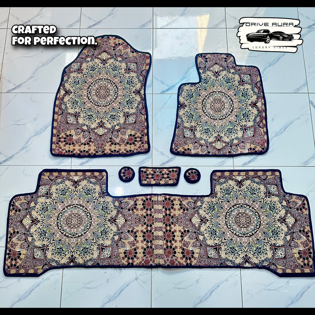 Beige Blue Persian - Design 1