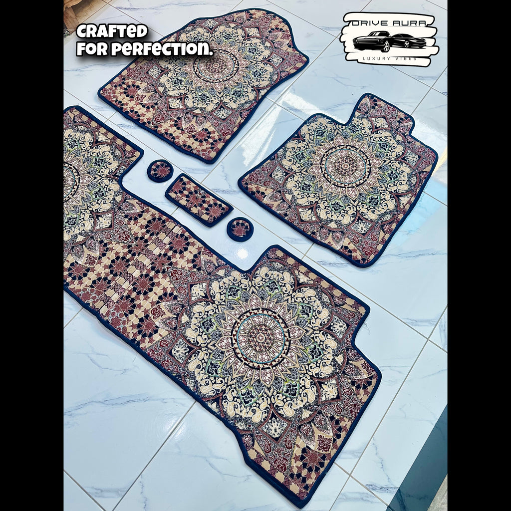 Beige Blue Persian - Design 1