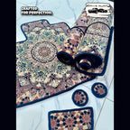 Beige Blue Persian - Design 1