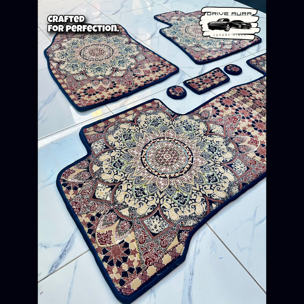 Beige Blue Persian - Design 1