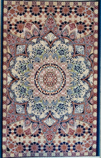 Beige Blue Persian - Design 1