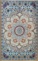 Brown Blue Persian - Design 1