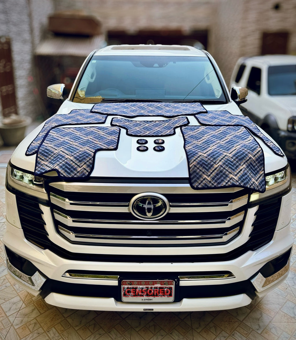 Bluemora Aura – Premium Kashmiri Rug Car Mats