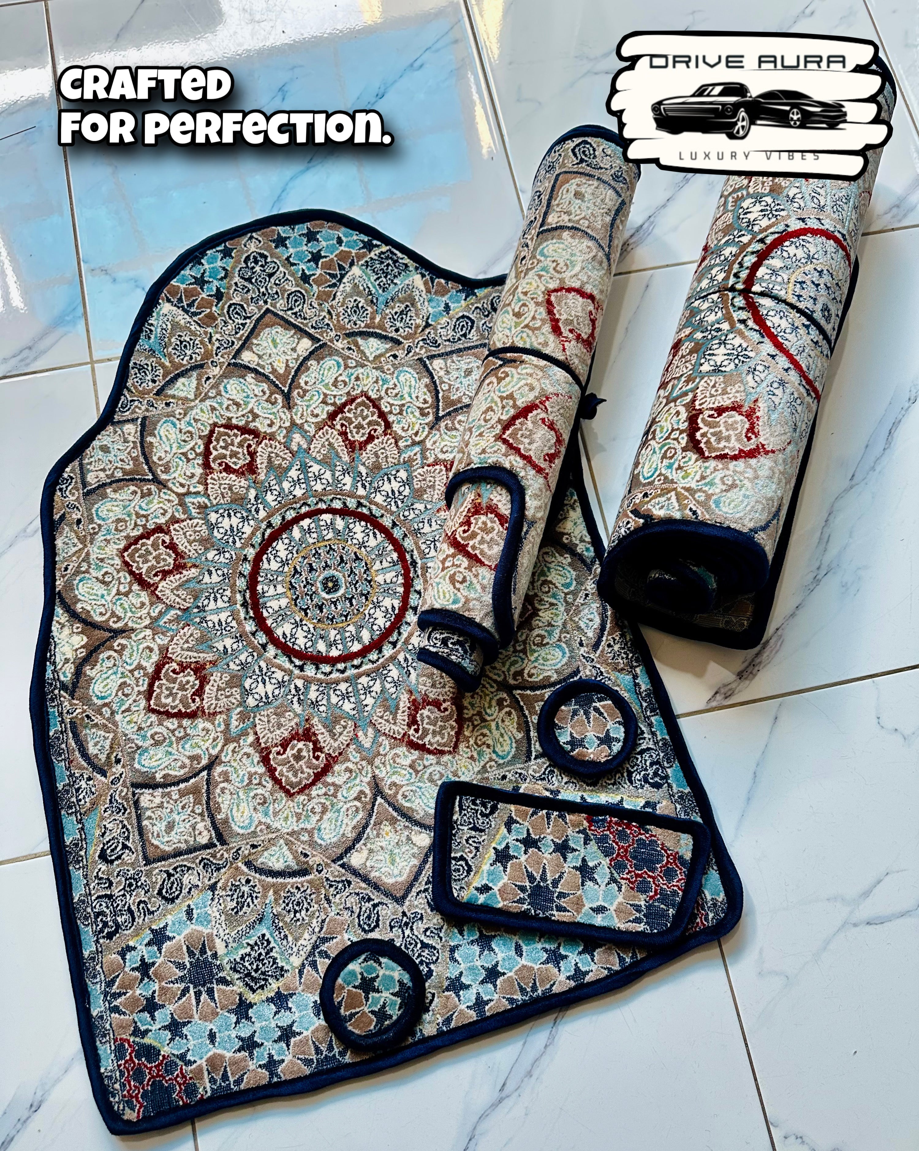 Brown Blue Persian - Design 1