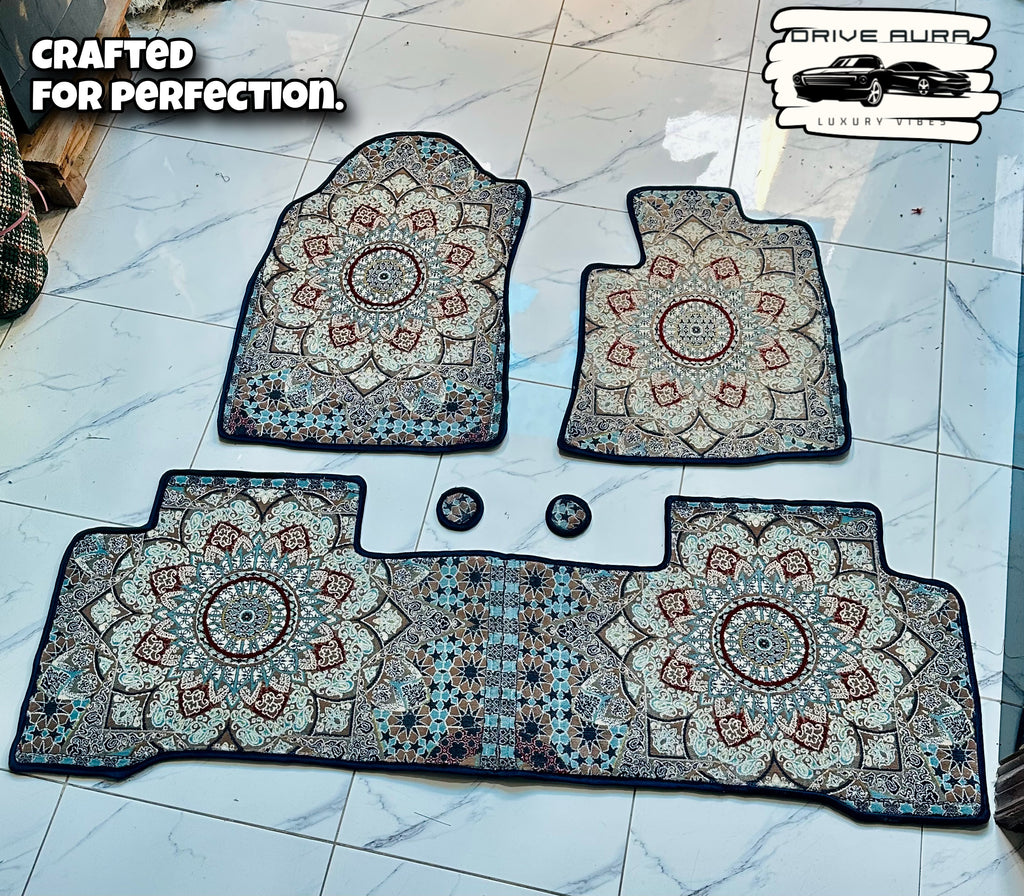 Brown Blue Persian - Design 1