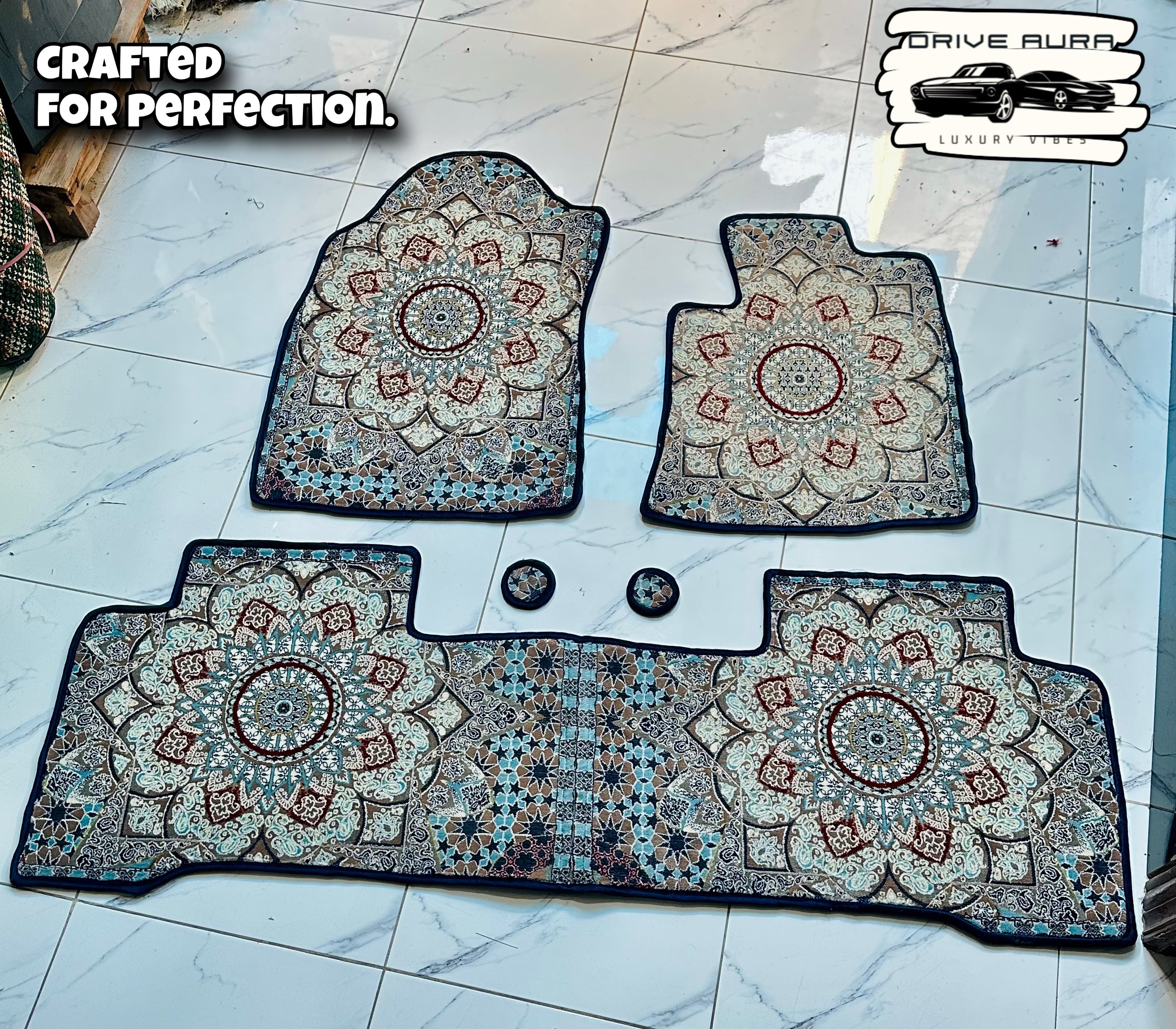 Brown Blue Persian - Design 1