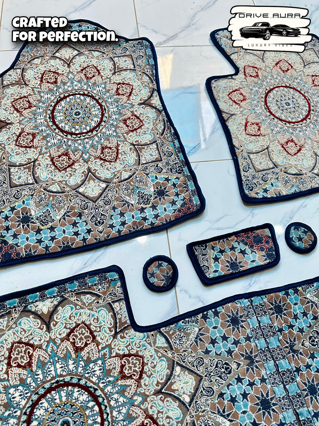 Brown Blue Persian - Design 1
