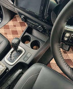 Chocolate Aura – Premium Kashmiri Rug Car Mats