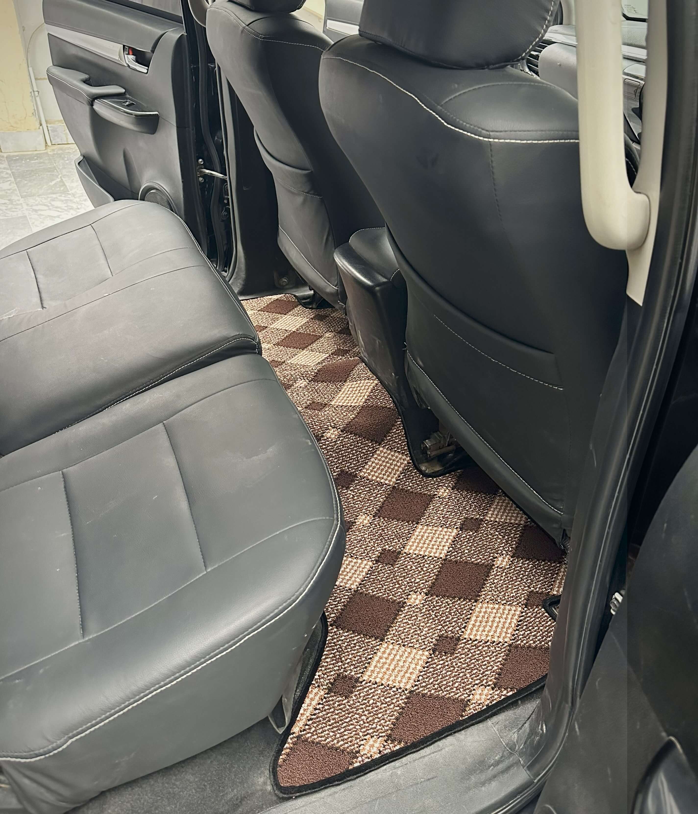 Chocolate Aura – Premium Kashmiri Rug Car Mats