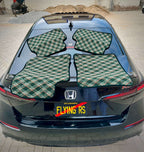 Emerald Aura – Premium Kashmiri Rug Car Mats