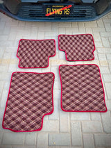 Ruby Aura – Premium Kashmiri Rug Car Mats