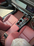 Ruby Aura – Premium Kashmiri Rug Car Mats