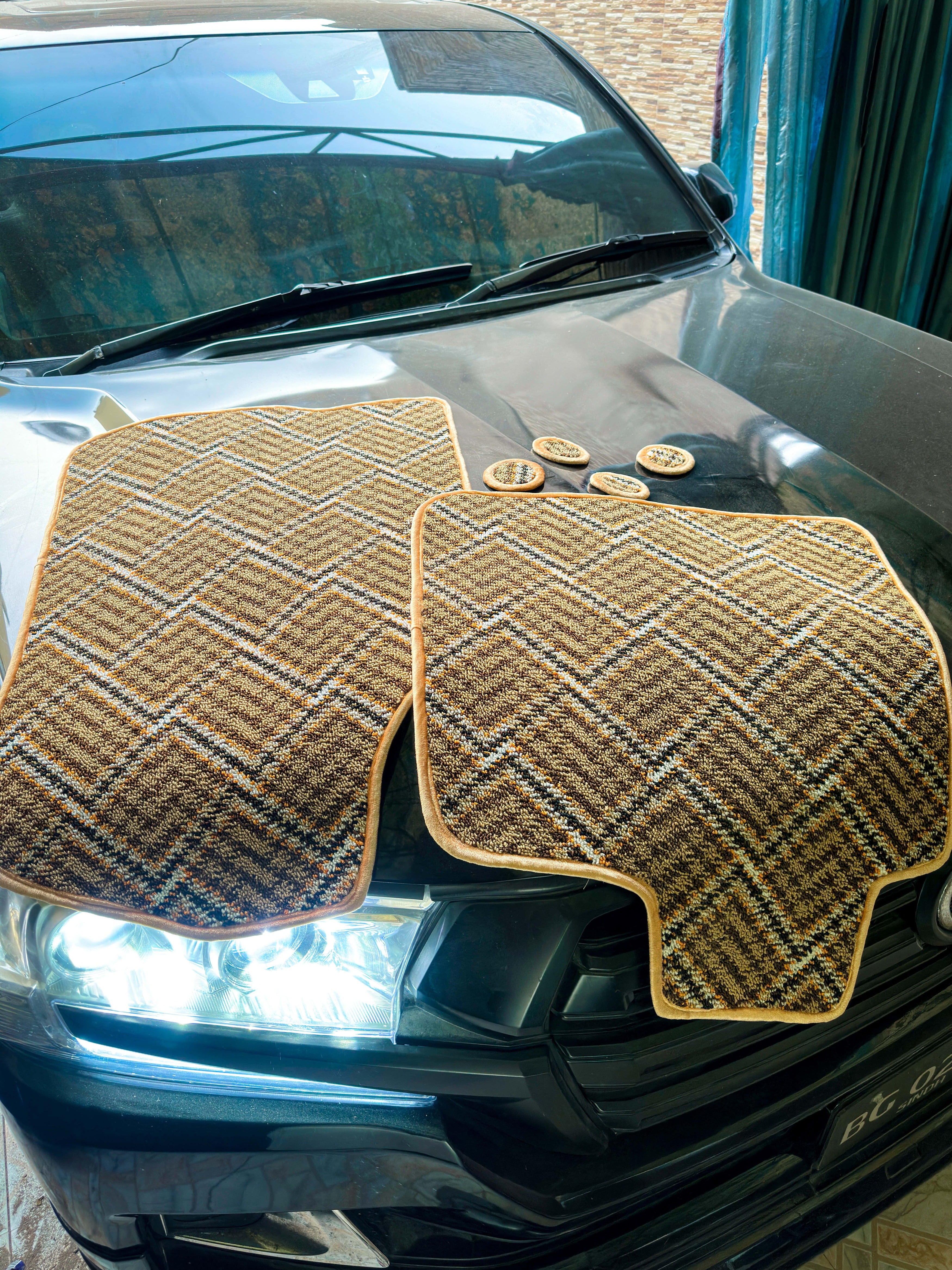 Desert Aura – Premium Kashmiri Rug Car Mats