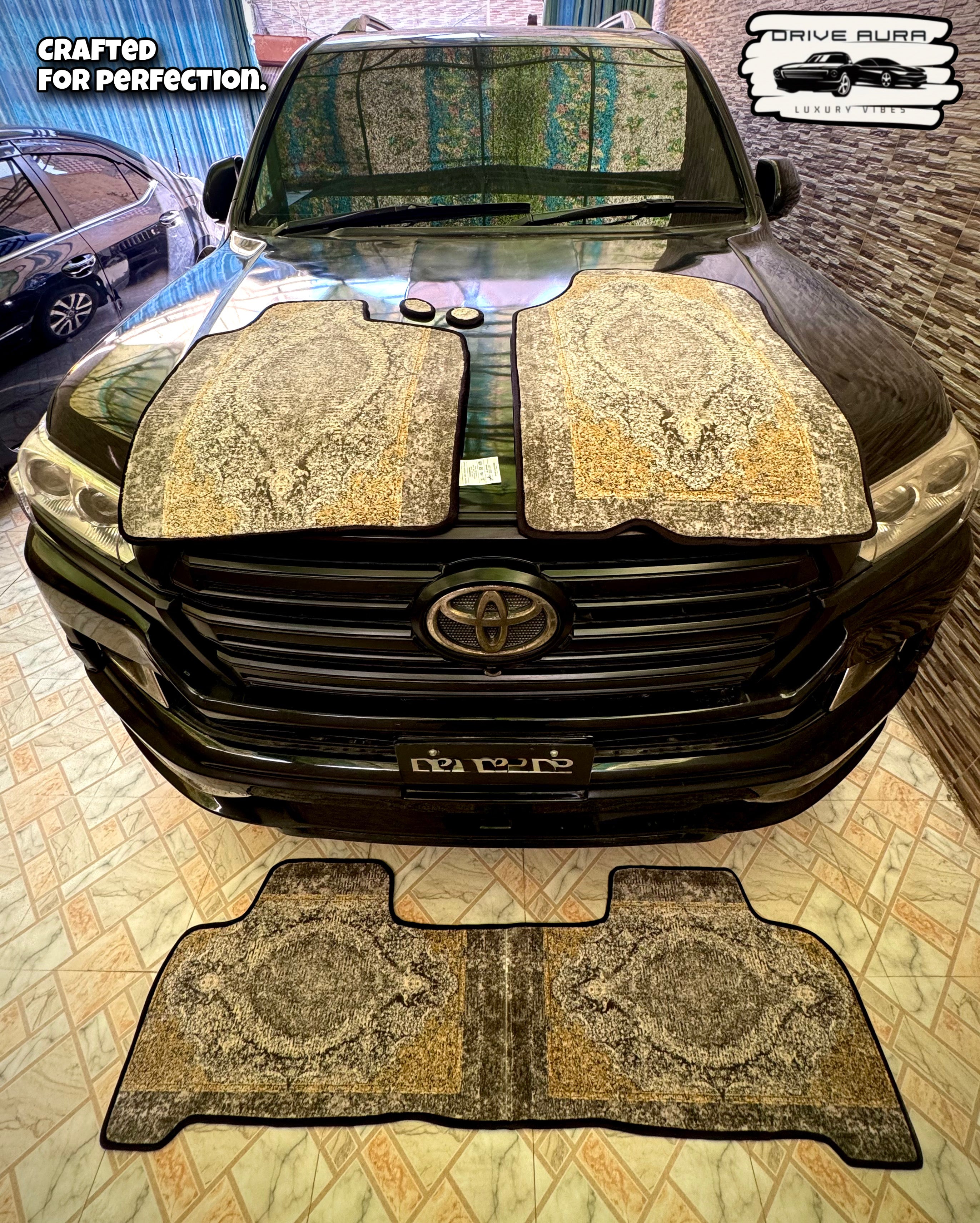 Grey Gold Persian - Design 1