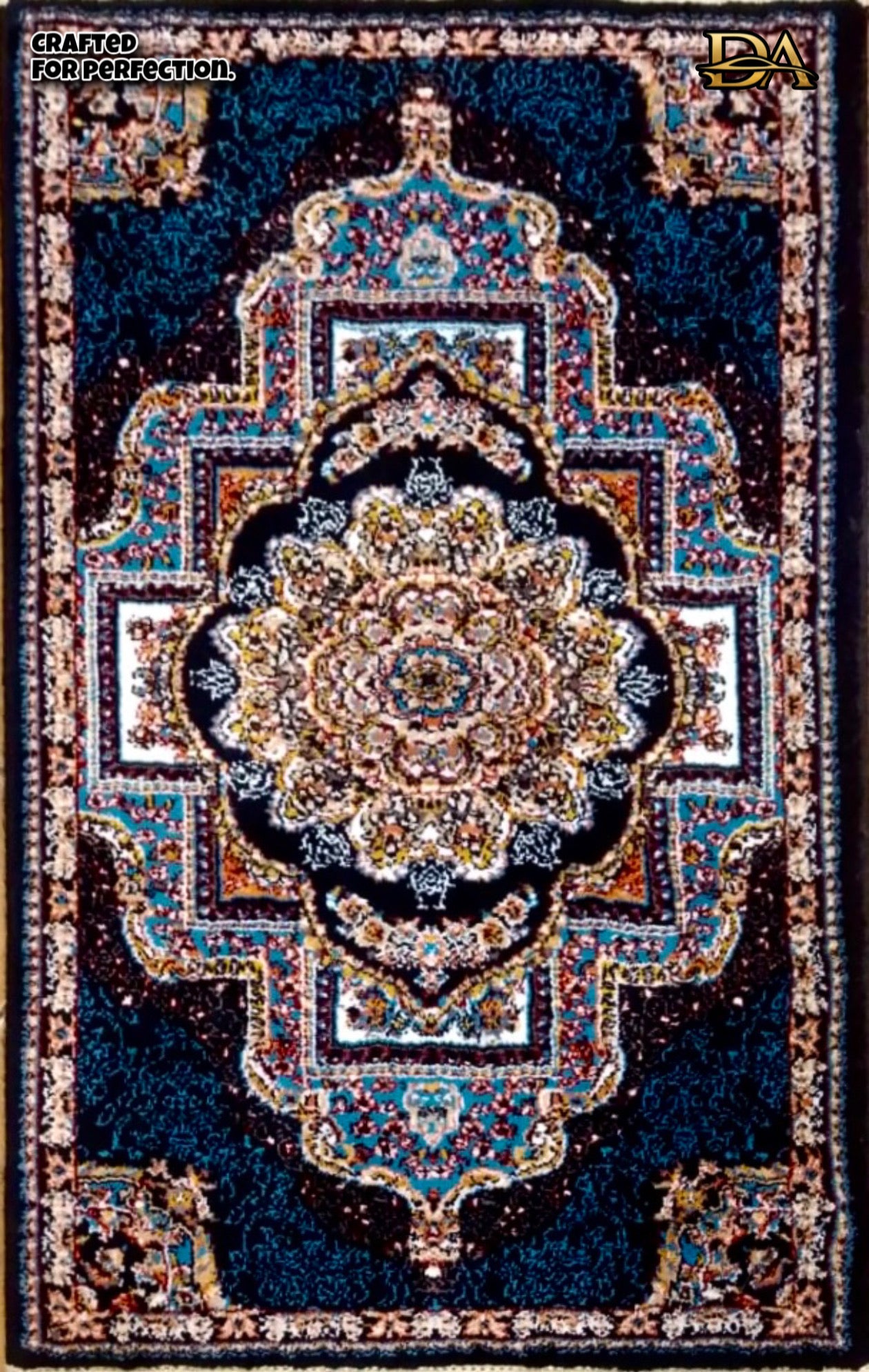 Beige Sapphire Persian Luxury Car Mats — Statement Edition (Design 1)
