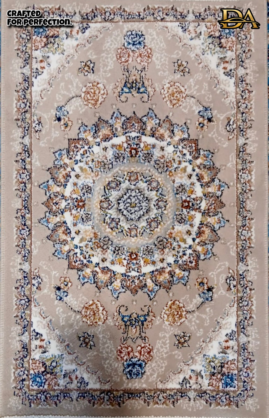 Regal White Persian Luxury Car Mats — Statement Edition (Design 1)