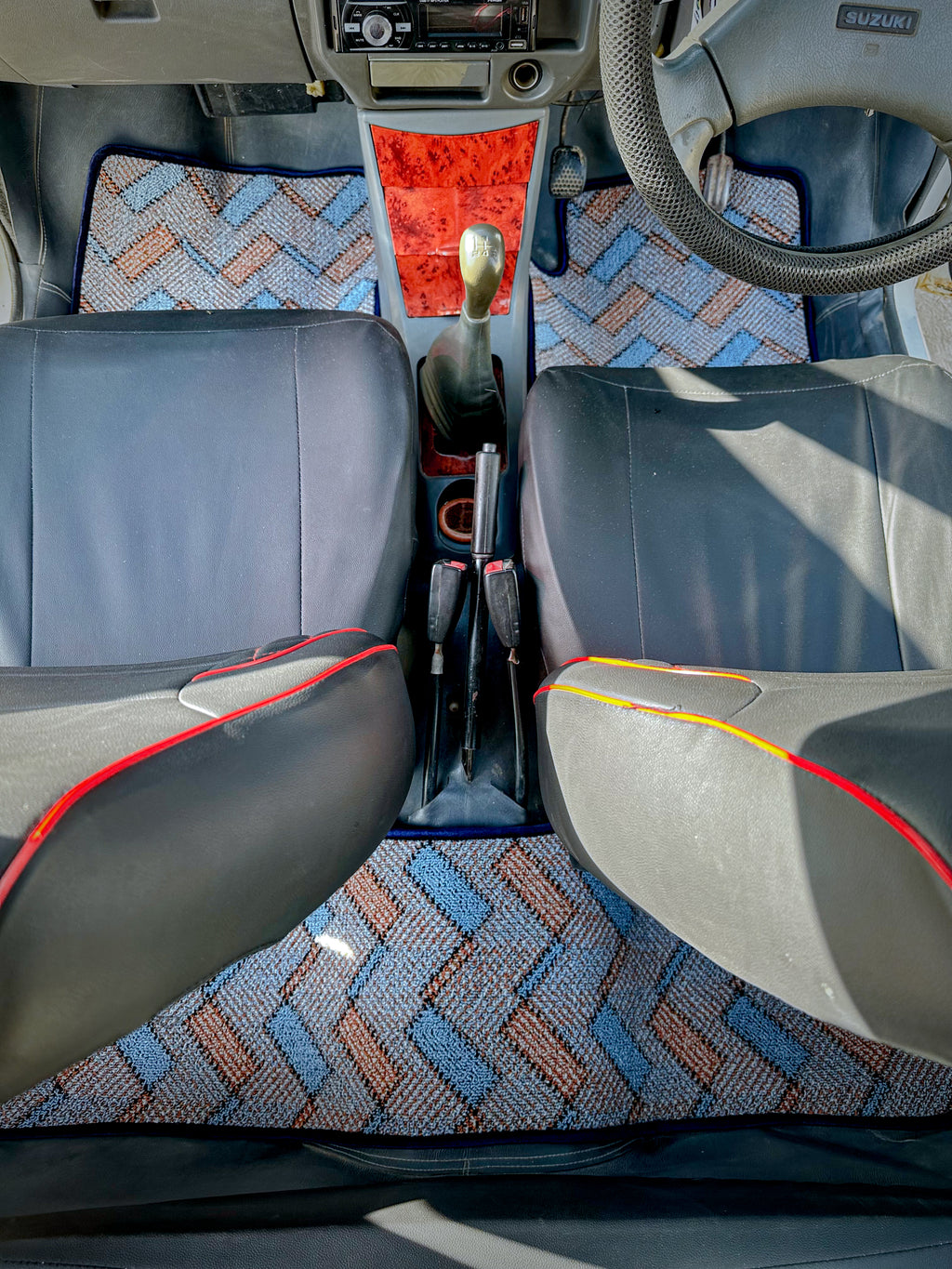 Ocean Aura – Premium Kashmiri Rug Car Mats