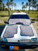 Ocean Aura – Premium Kashmiri Rug Car Mats