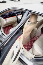 Saffron Aura – Premium Kashmiri Rug Car Mats