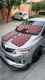 Saffron Aura – Premium Kashmiri Rug Car Mats