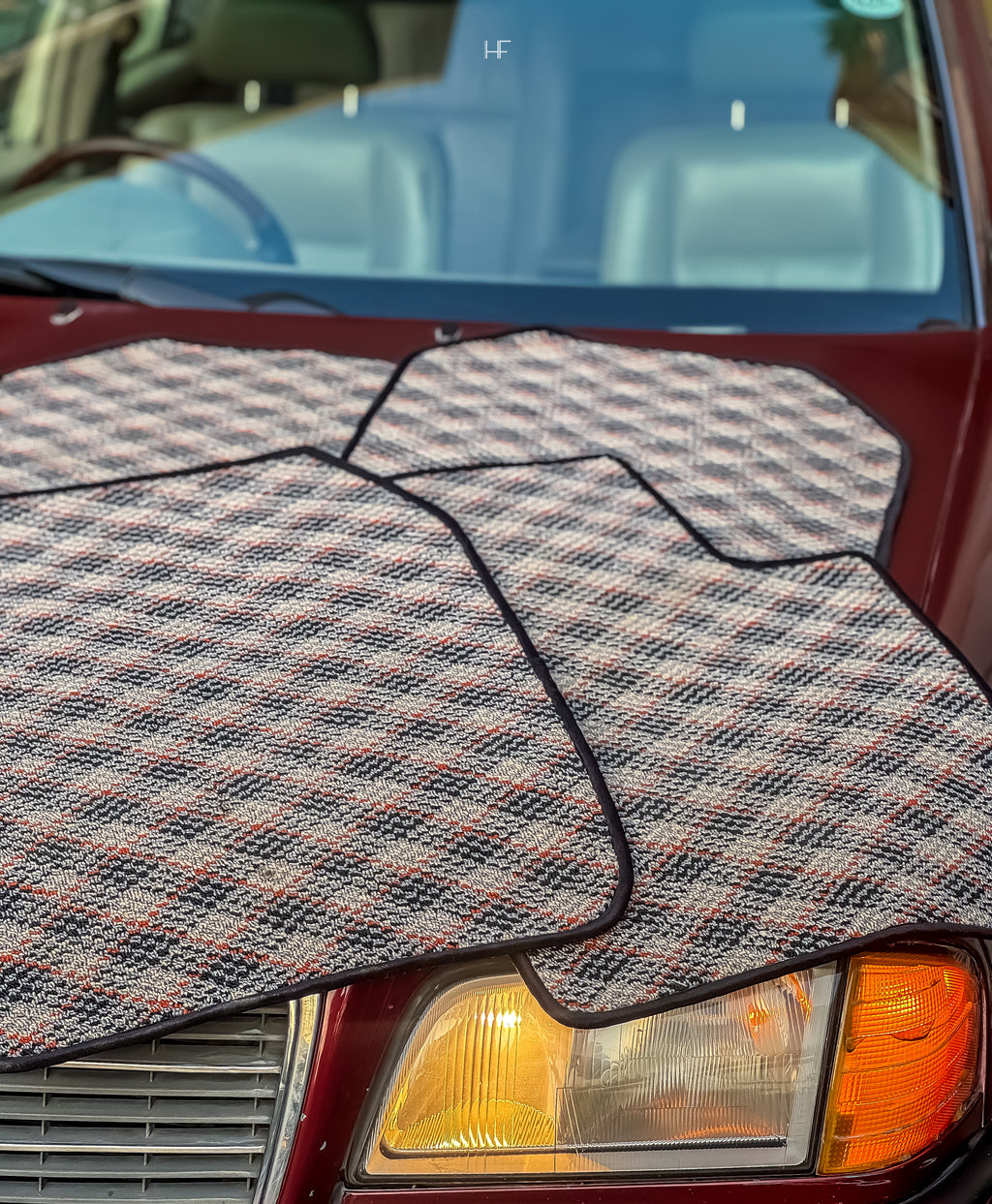Slate Aura – Premium Kashmiri Rug Car Mats