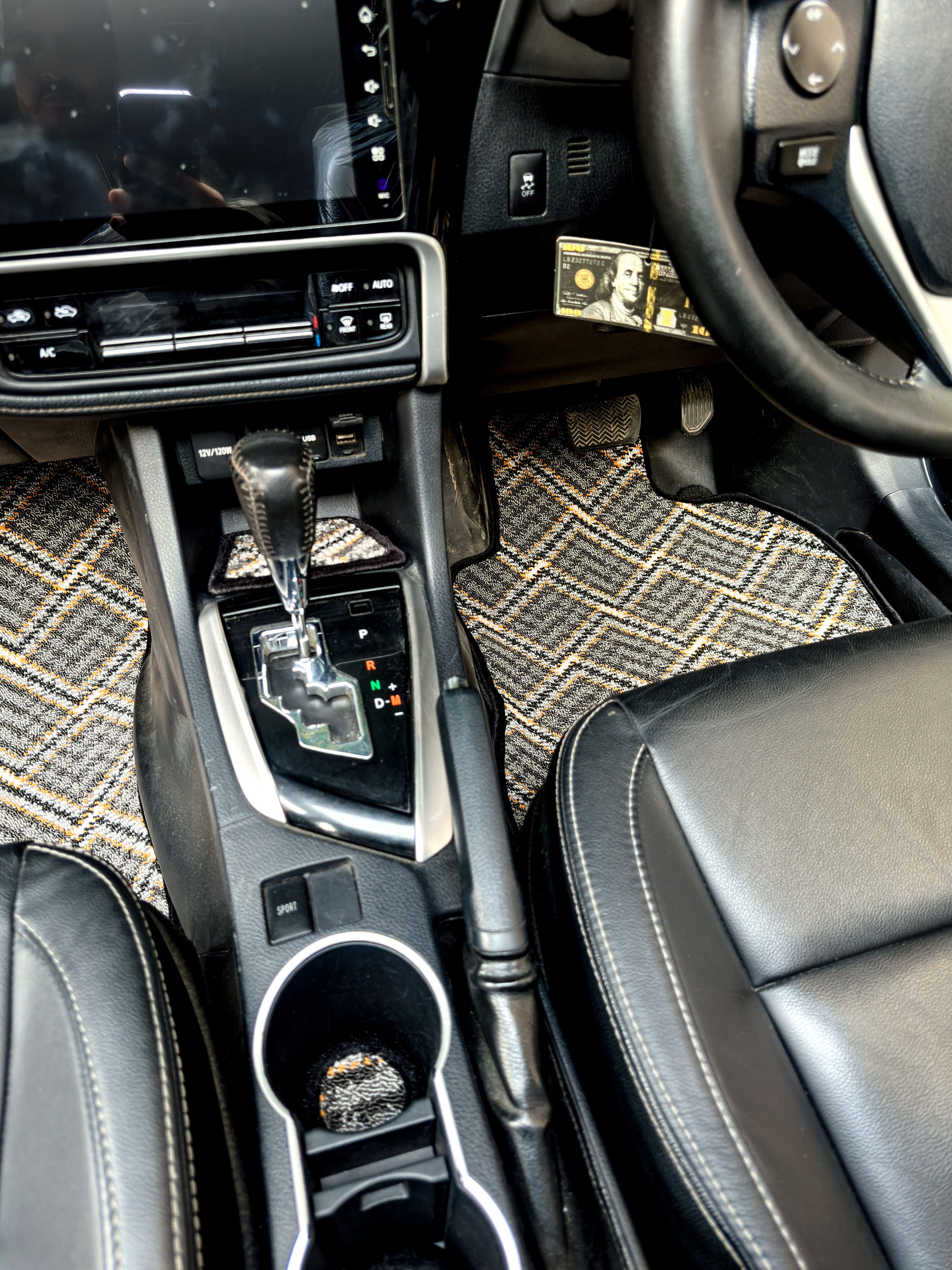 Stone Aura – Premium Kashmiri Rug Car Mats