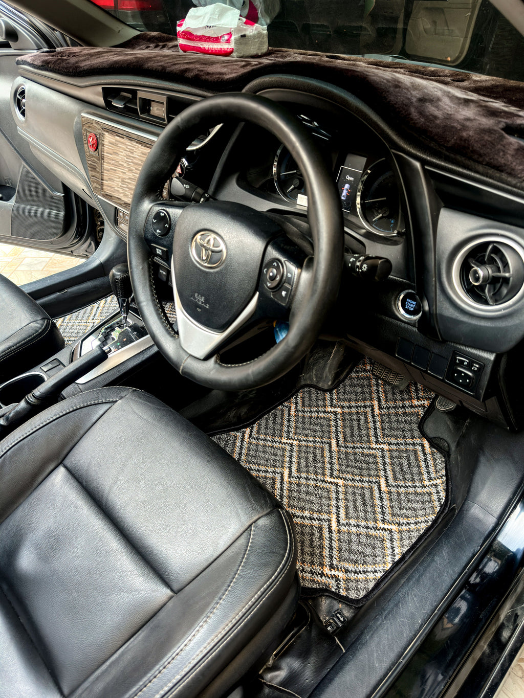 Stone Aura – Premium Kashmiri Rug Car Mats