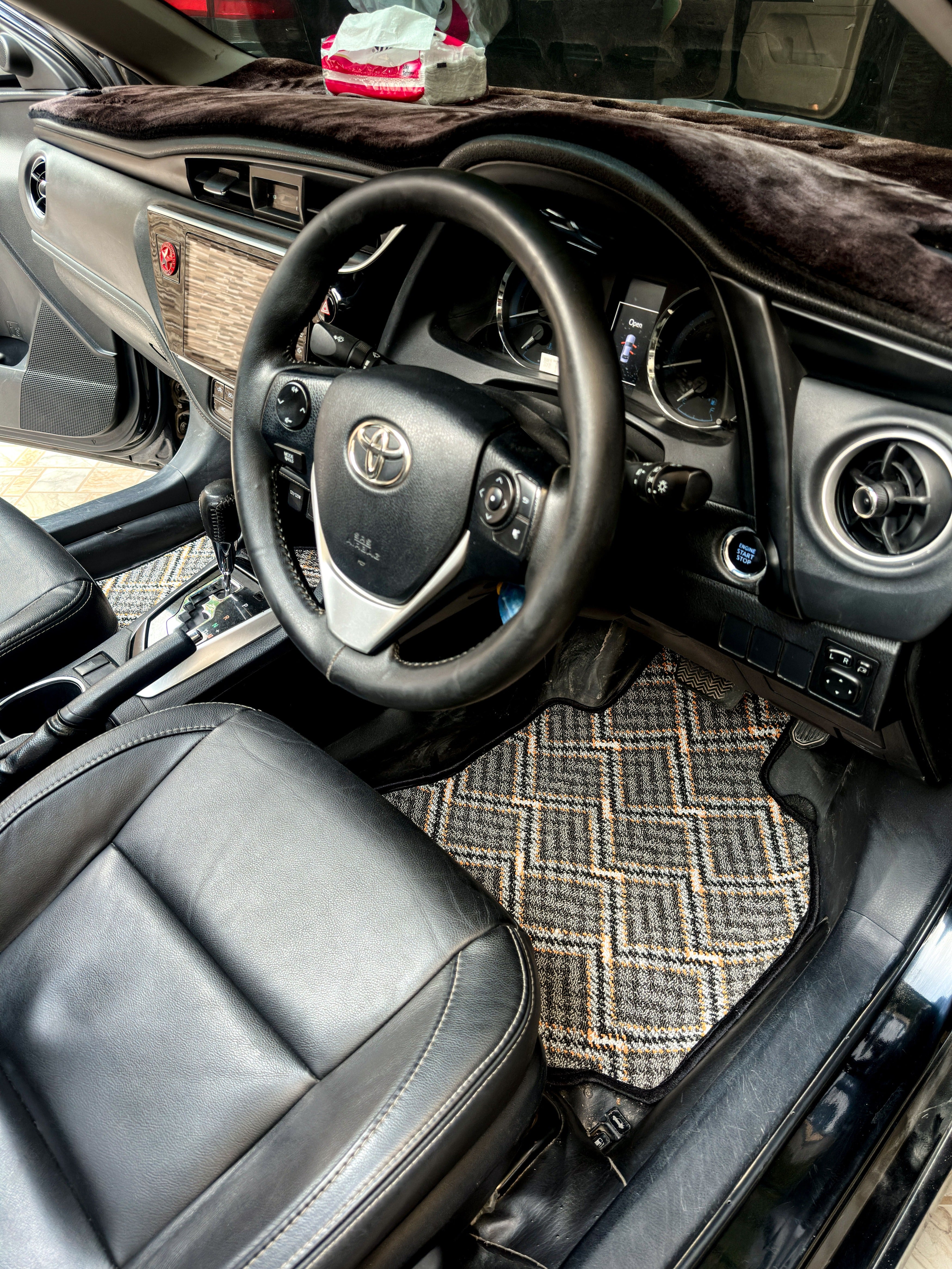 Stone Aura – Premium Kashmiri Rug Car Mats