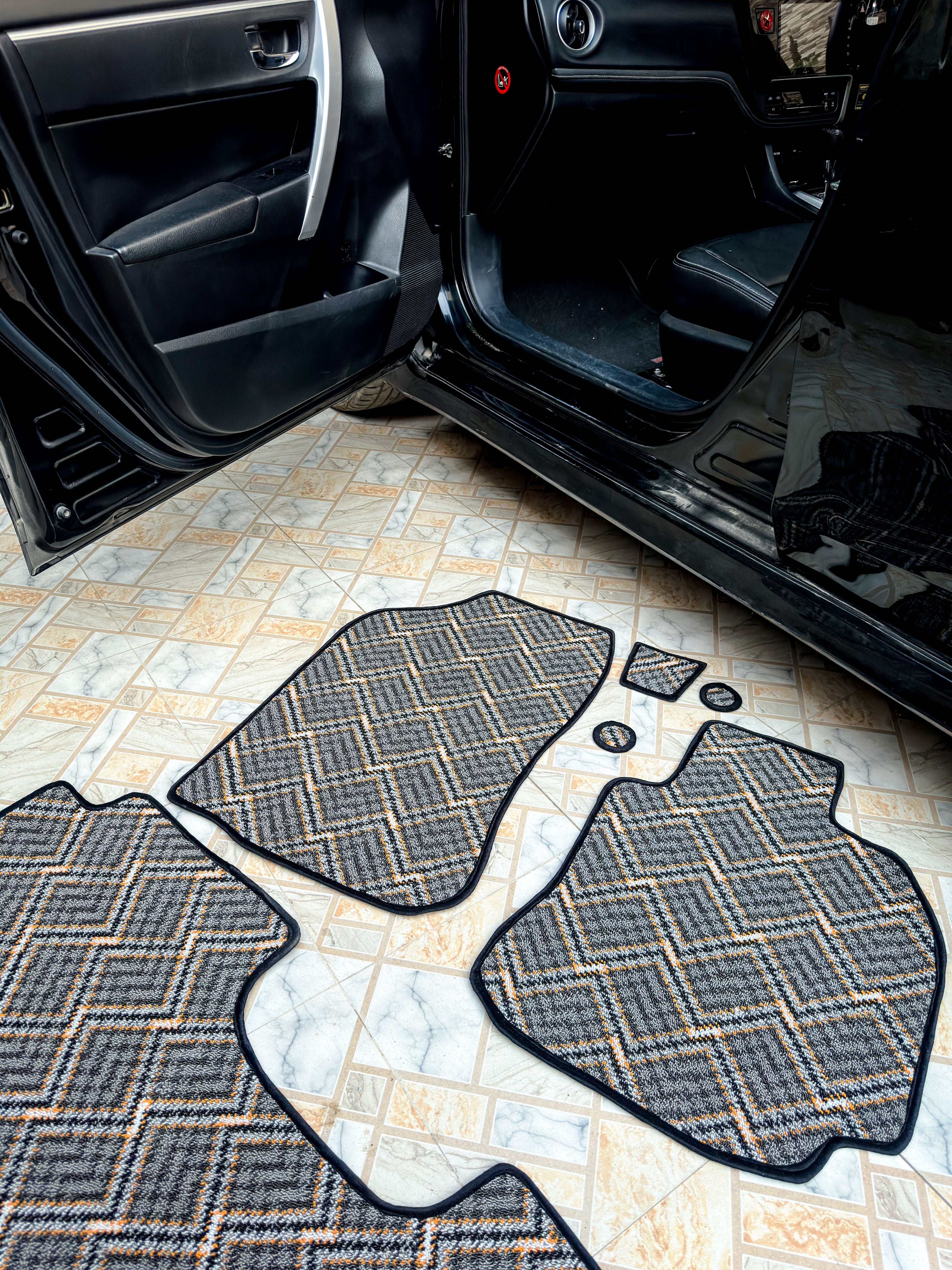 Stone Aura – Premium Kashmiri Rug Car Mats