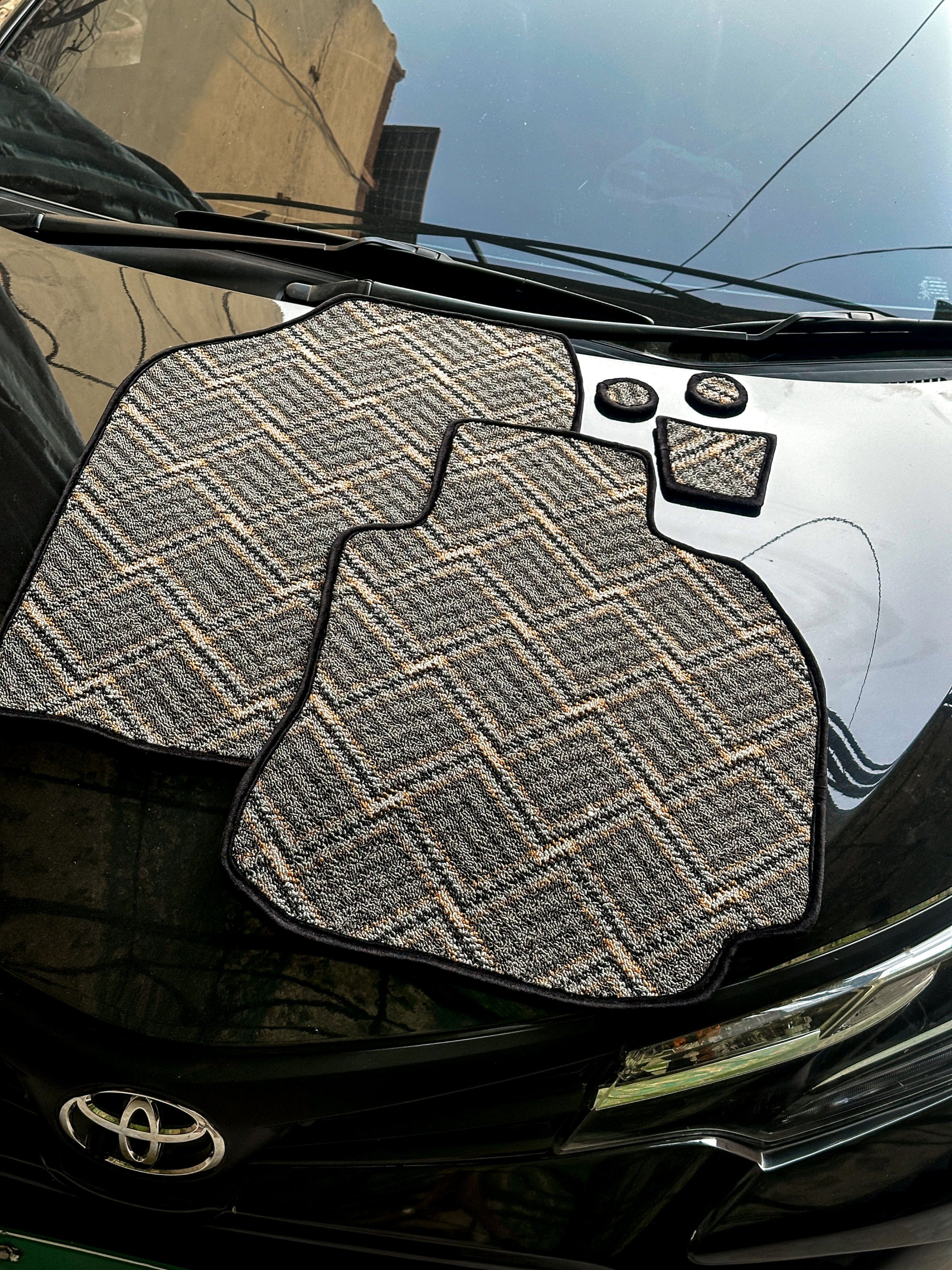 Stone Aura – Premium Kashmiri Rug Car Mats