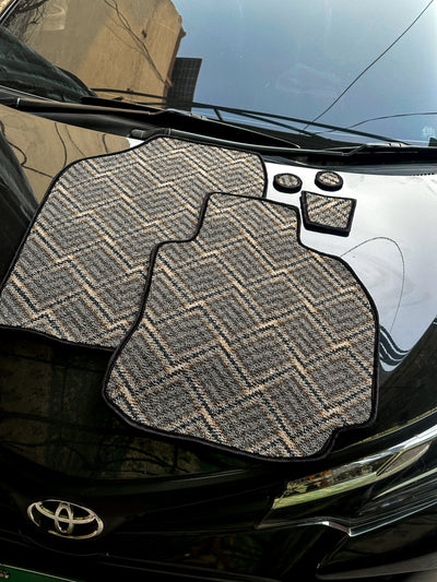 Stone Aura – Premium Kashmiri Rug Car Mats