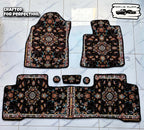 Black Persian Luxury Car Mats — Statement Edition (Design 6)