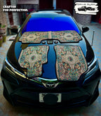 Brown Blue Persian Luxury Car Mats — Statement Edition (Design 2)