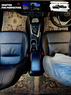 Brown Blue Persian Luxury Car Mats — Statement Edition (Design 2)