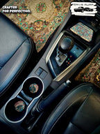 Brown Blue Persian Luxury Car Mats — Statement Edition (Design 2)