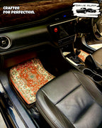 Brown Persian Luxury Car Mats — Statement Edition (Design 2)
