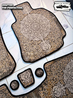 Grey Persian Luxury Car Mats — Statement Edition (Design 3)