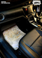 Light Grey Persian Luxury Car Mats — Statement Edition (Design 1)