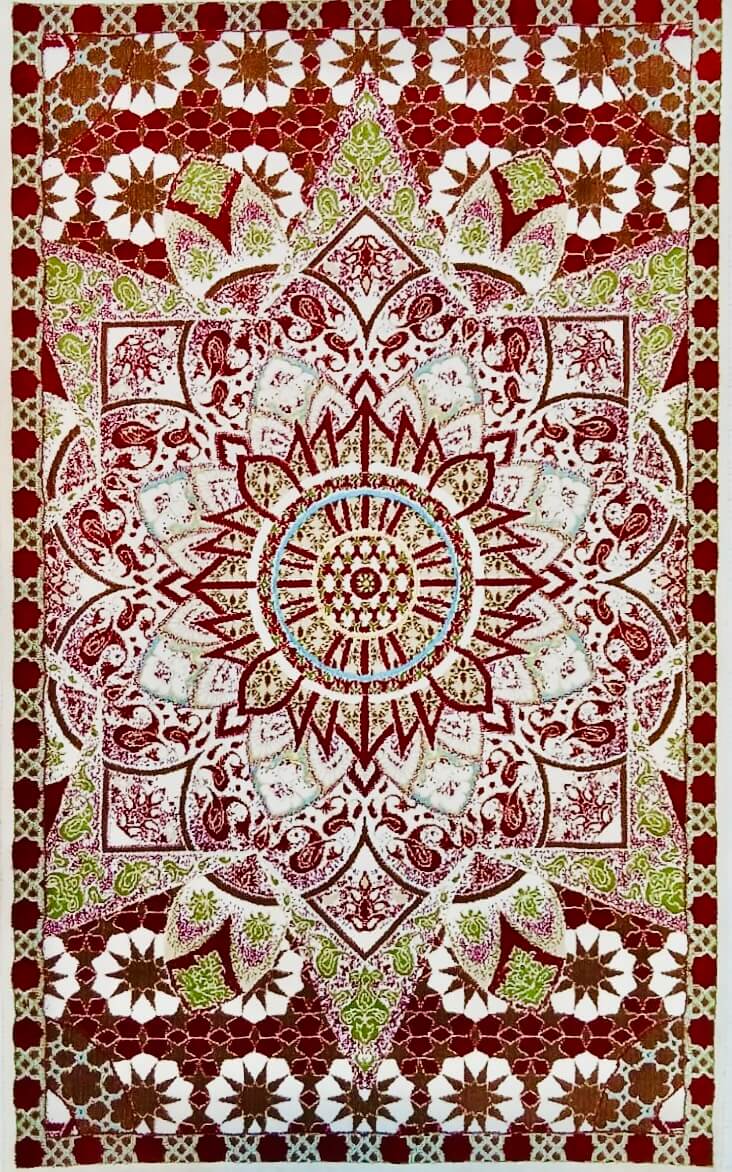 Red Persian Luxury Car Mats — Statement Edition (Design 7)